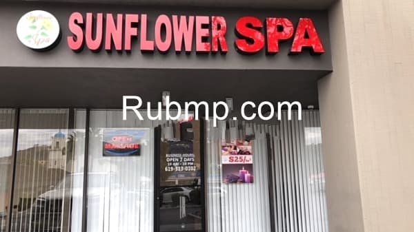 Photo of sunflower massage
