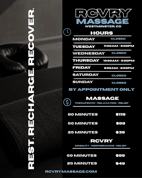 Photo of RCVRY Massage
