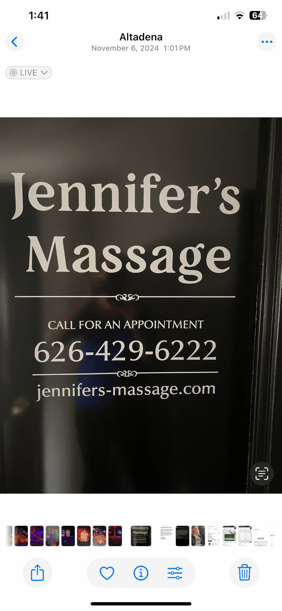 Photo of Jennifer’s Massage