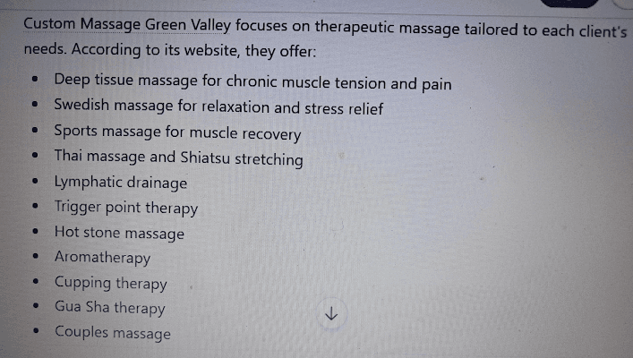 Photo of Custom Massage Green Valley