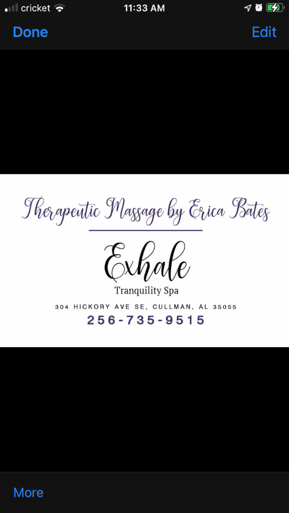 Photo of EXHALE Tranquility Spa & Therapeutic Massage by Erica Bates LMT