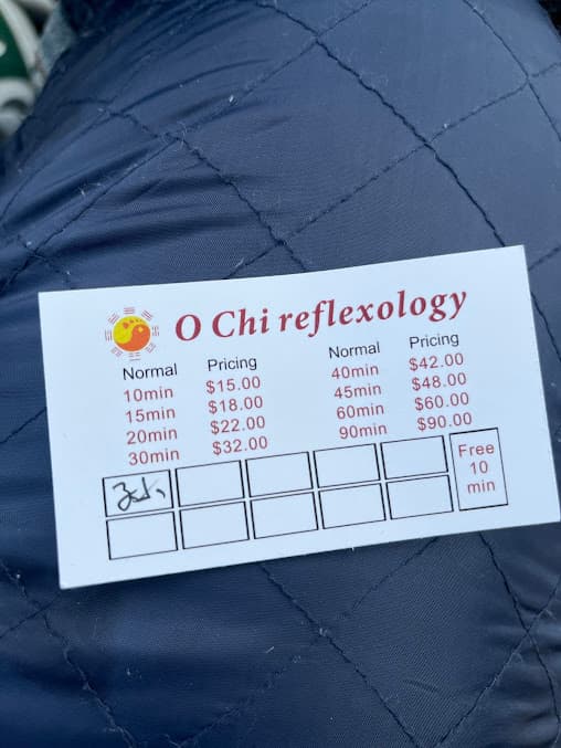 Photo of O Chi reflexology