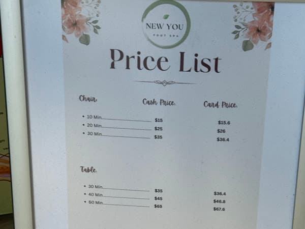 Photo of New You Foot Spa