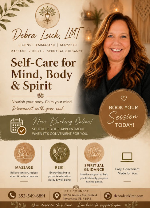 Debra Leick LMT Massage/Reiki/Shiatsu
