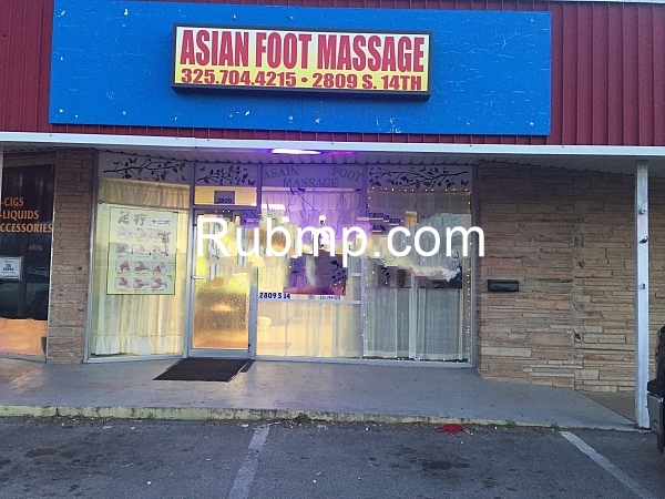 Asian foot spa massage
